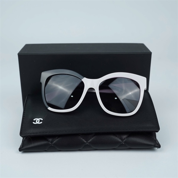 Kính Chanel đen trắng CH9081 1662S6 (55-17-140) KG+