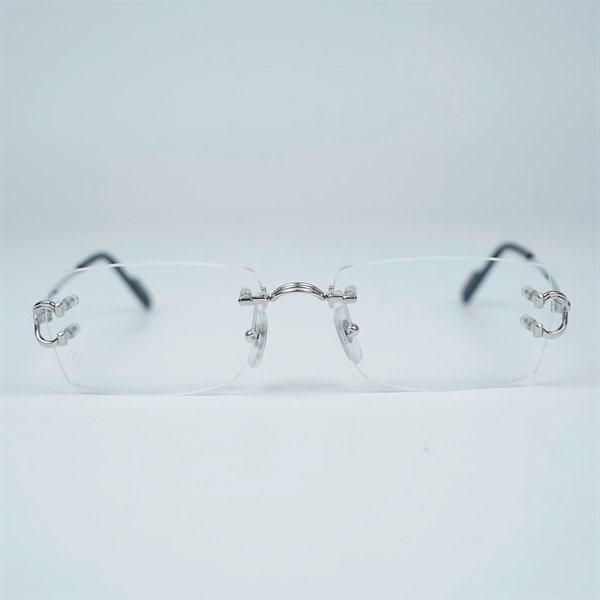 Kính Cartier càng trắng ko viền CT0563O 002 (56-18-140) KG+