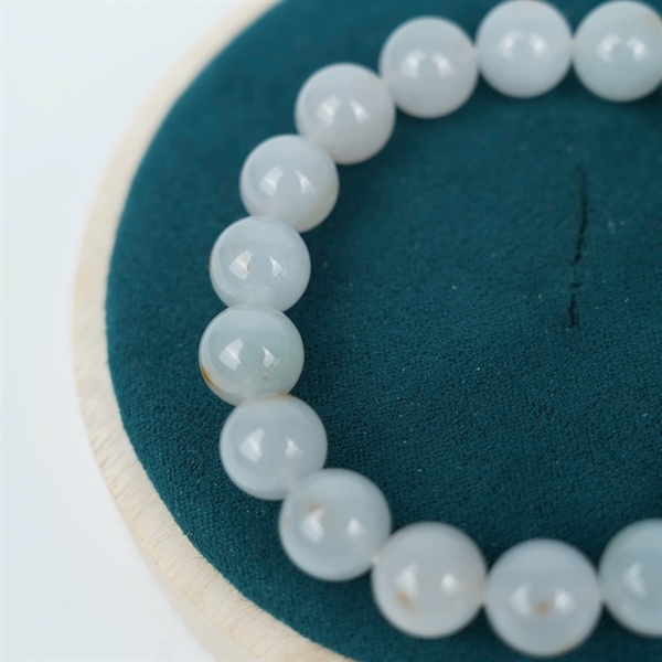 Vòng nếp băng sái kim hồng My 19 hạt ly10.09-9.86 (435627) KG+