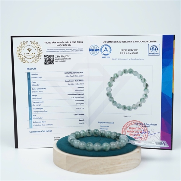 Vòng băng hoa bay My 22 hạt ly8.62-8.25 (455682) KG+