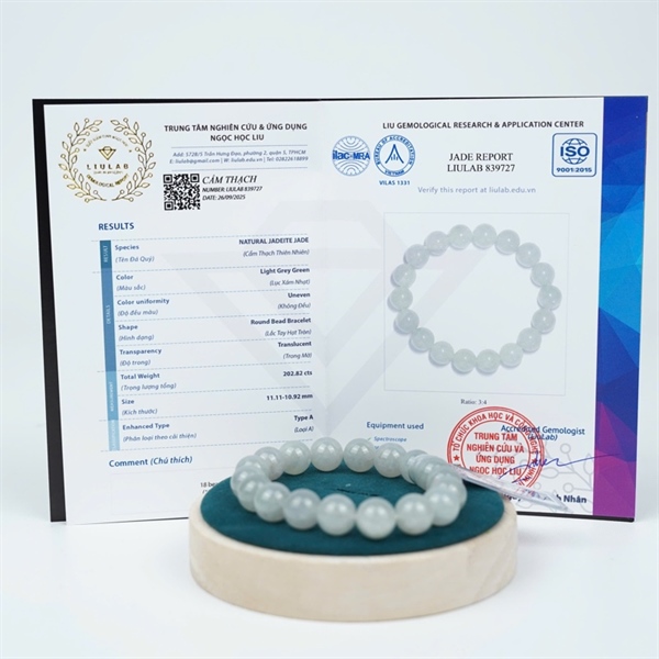 Vòng nếp băng cẩm My 18 hạt ly11.11-10.92 (839727) KG+