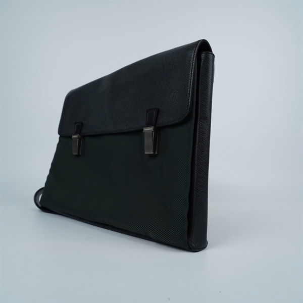 Túi LV đeo chéo xanh nắp đen (VI0063) sz35 KG+