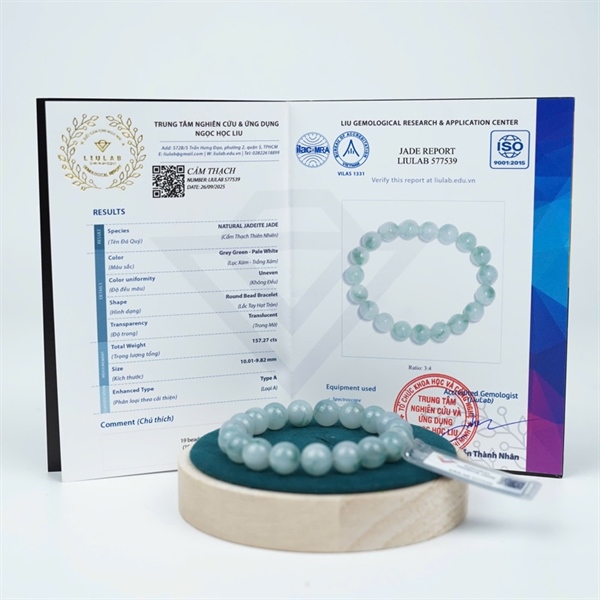 Vòng nếp băng hoa bay My 19 hạt ly10.01-9.82 (577539) KG+