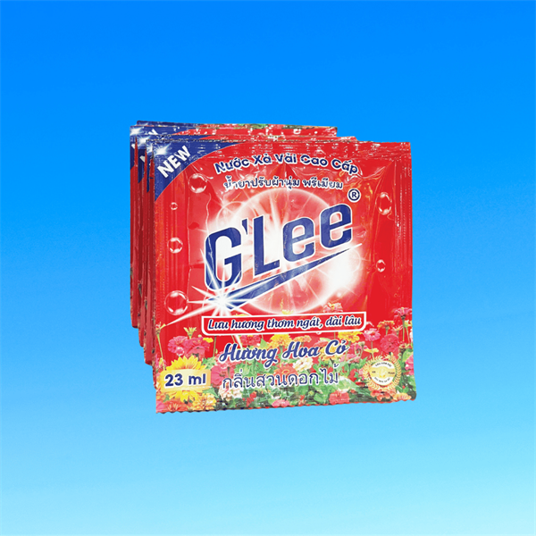Nước Xả Vải Cao Cấp GLee - Hương Hoa Cỏ - Dây 12 Gói