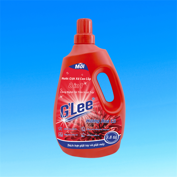 Nước Giặt Xả Cao Cấp GLee - Hương Hoa Cỏ - Can 3.8L