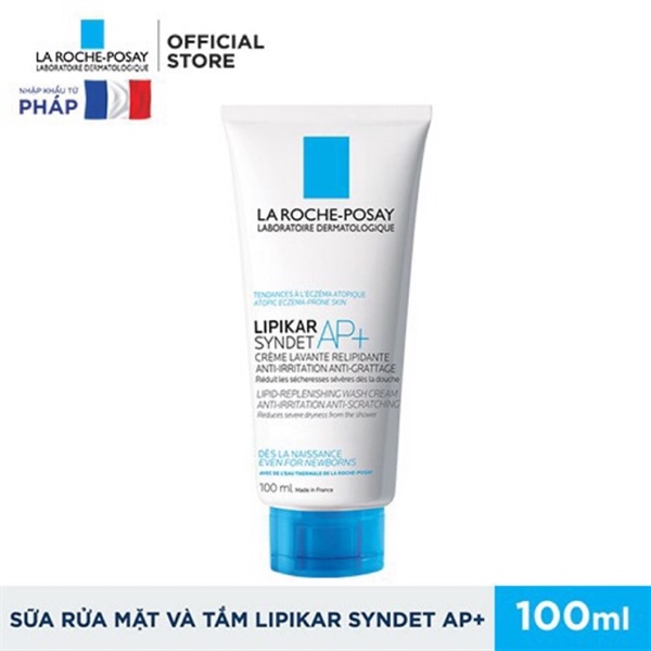 SRM Da Nhạy Cảm LIPIKAR SYNDET AP+ 100ml