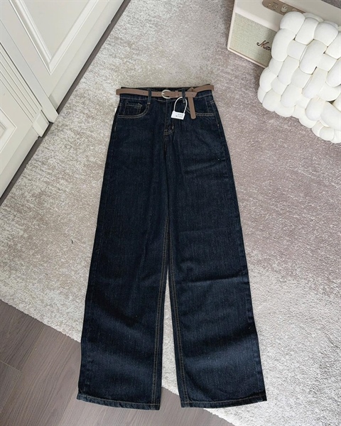 Quần jean đậm + belt K