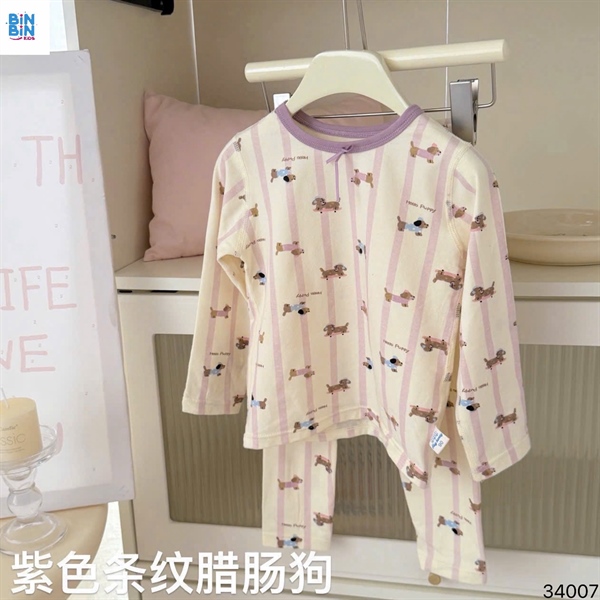 34007- Bộ HHN- Chú cún tím