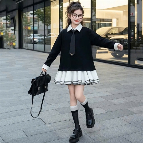 ĐẦM CỔ SƠ MI TÙNG TẦNG