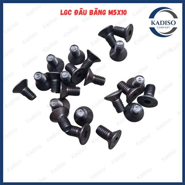 Bu lông lục giác chìm thép đen đầu bằng
