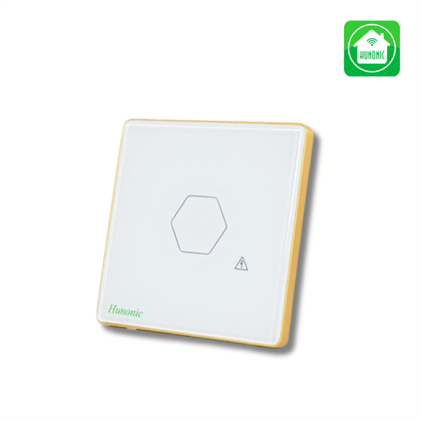 Công tắc cảm ứng WiFi Hunonic CSL Chống Giật, HV, màu Trắng
