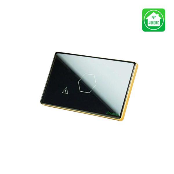 Công tắc cảm ứng WiFi Hunonic CSL Chống Giật, HCN, màu Đen