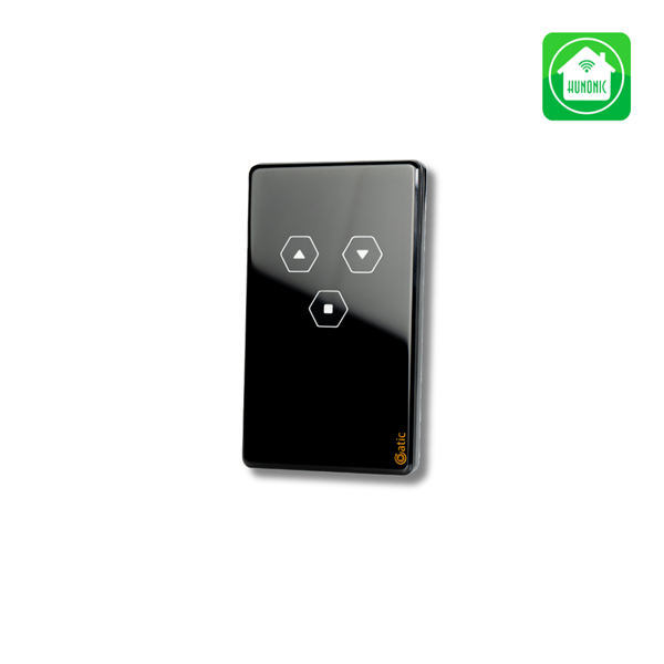 Công tắc Cửa Cuốn Wifi Hunonic Door màu Đen