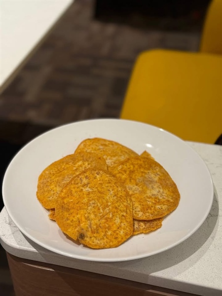 Khoai môn lát trứng muối