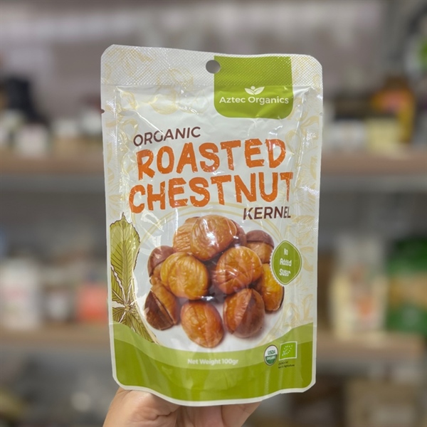Hạt dẻ hữu cơ Aztec Organics 100gr