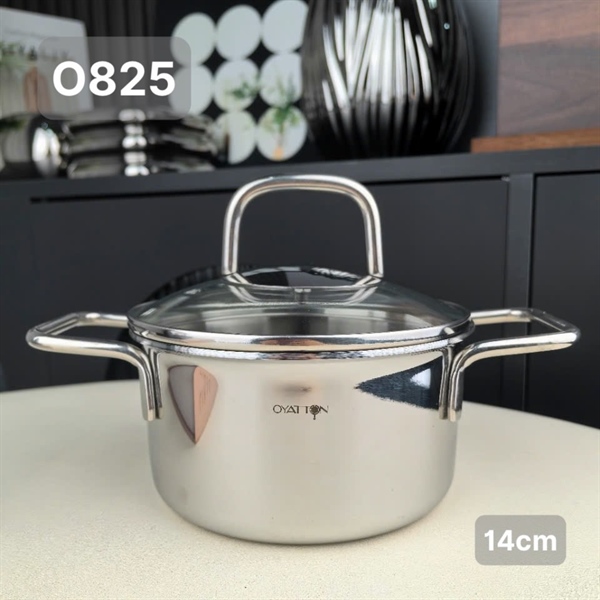 S295 - O825 Nồi Mini Oyatton 2 Quai 14cm OYT-AL825P14 [T6]