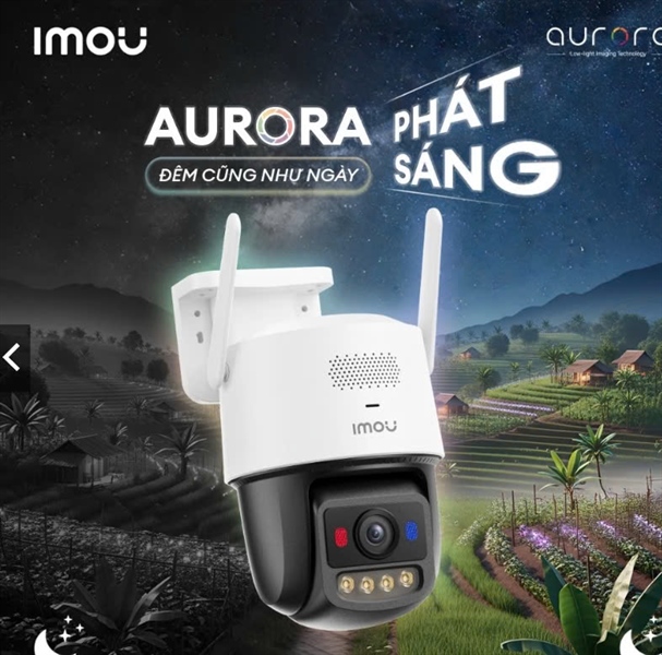 Camera Wifi IMOU TITAN PRO IPC-U7LP-6V0NE 6MP (full option, công nghệ màu đêm ko led AURORA) (1Y)