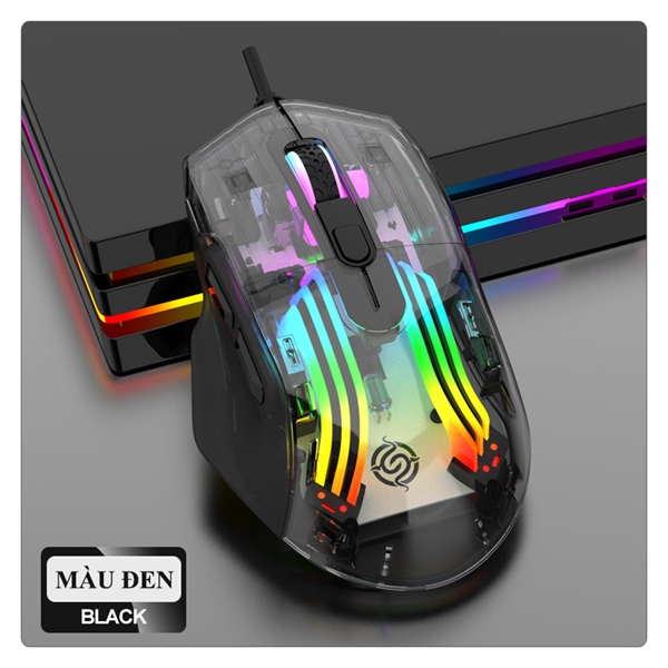 Chuột có dây chuyên game K-SNAKE Q16 Đen