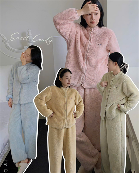 Bộ quần áo ấm thu đông DSTUDIO lông mềm nhẹ siêu ấm áp D25182