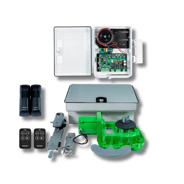 Bộ Cổng Tự Động Âm Sàn Hunonic Auto Gate 1 Moto V2