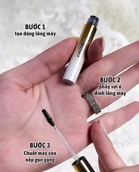Mascara định hình chân mày Browit By Nongchat Setting Eyebrow Brush Up