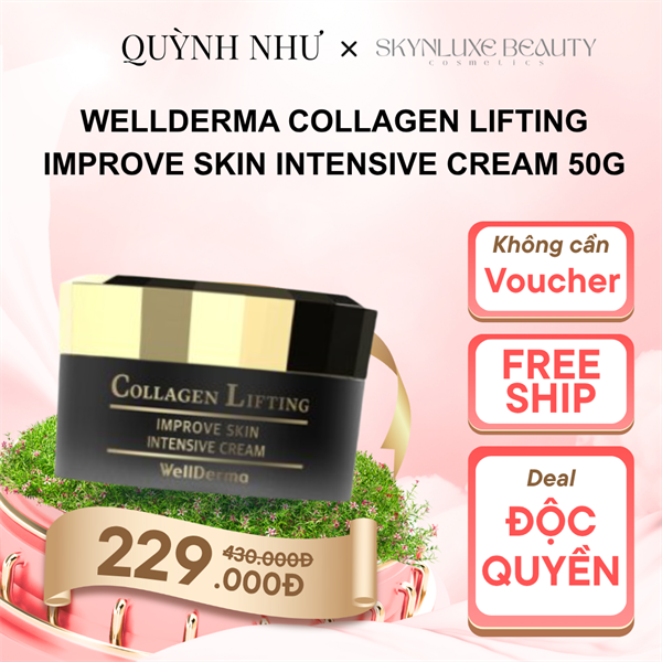 Wellderma Collagen Lifting Improve Skin Intensive Cream 50g