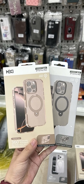 Ốp iPhone 16 Pro Max 6.9 HDD PC magsafe kệ xoay 360 độ