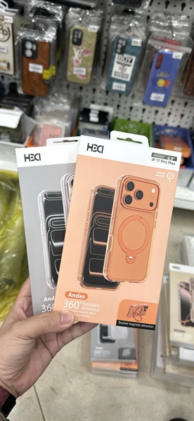 Ốp iPhone 17 Pro Max 6.9 HDD PC magsafe kệ xoay 360 độ