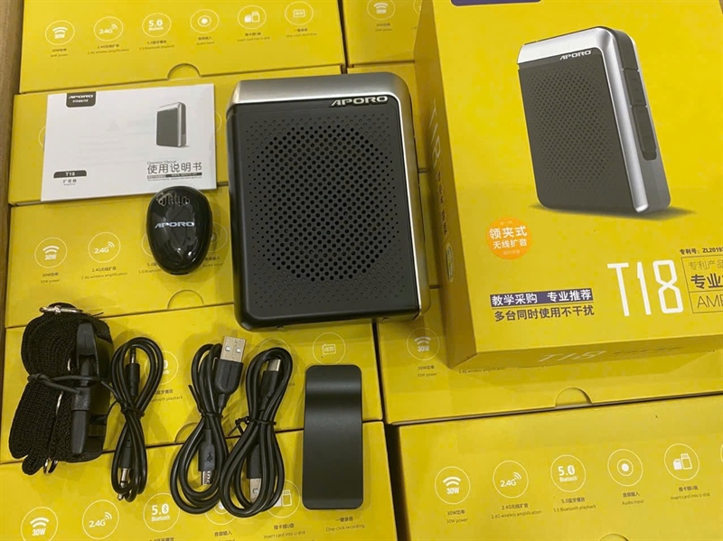 Loa trợ giảng APORO T18 cài cổ áo
