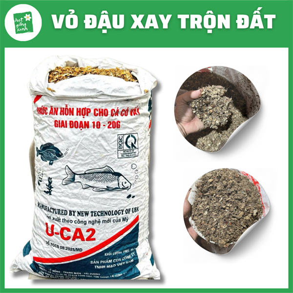 Vỏ đậu xay 20dm3 ~ 3kg