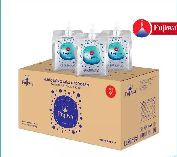 Nước Uống Fujiwa 270ml (T*48 túi) Giàu Hydrogen - Fujiwa Việt Nam