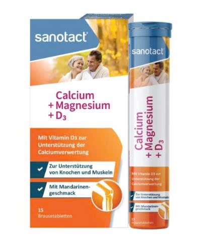Viên bổ sung Calcium + Magnesium + D3 (Hộp 15 viên) - Đức