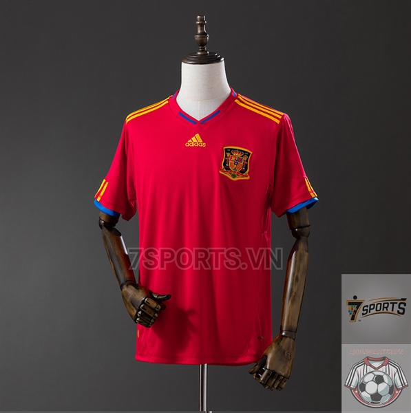 Áo Bóng Đá Retro Tuyển Tây Ban Nha 2010 - Sân Nhà