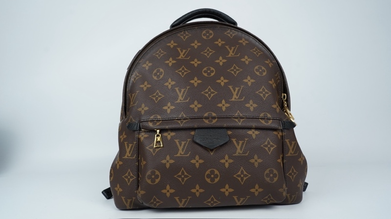 Balo LV Palm Spring hoa nâu sz28x10x35 (TT) KG+