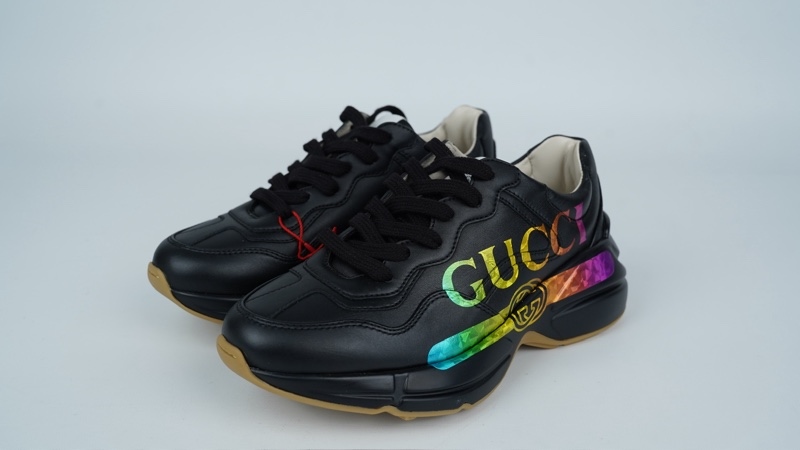 Giày GG đen chữ màu sz35 (TT) KG+