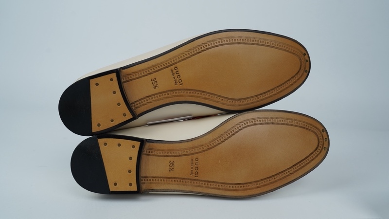 Giày GG nude hình trái dâu sz35.5 (TT) KG+