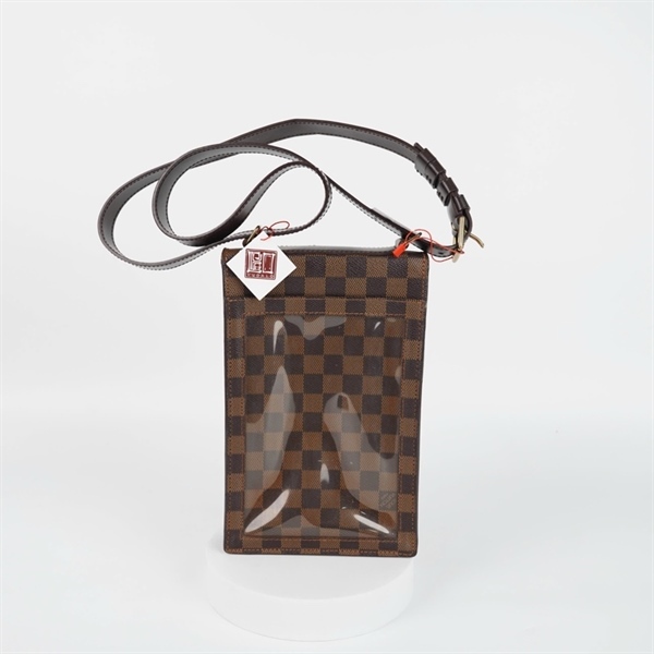 Túi LV đeo chéo ô vuông nâu sz16 KG+