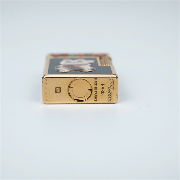 Bật lửa S.T Dupont đen hình mèo (BHK010) KG+