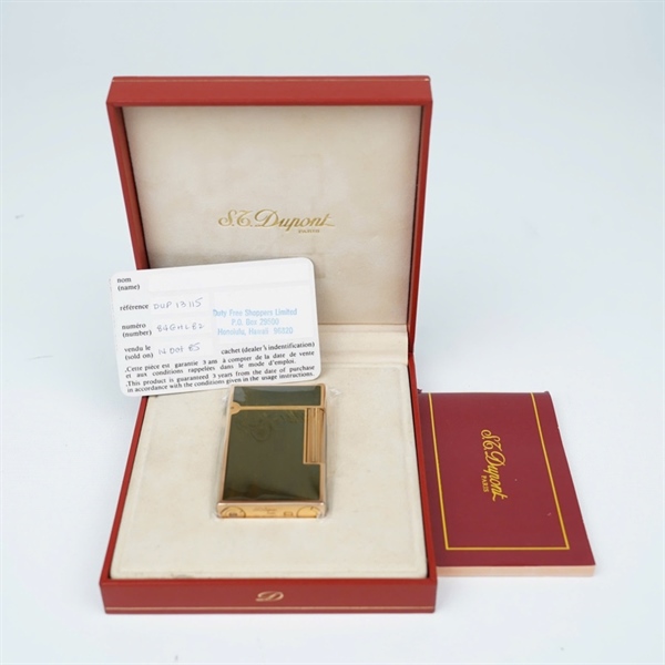 Bật lửa S.T Dupont màu gỗ (9CBR28) KG+