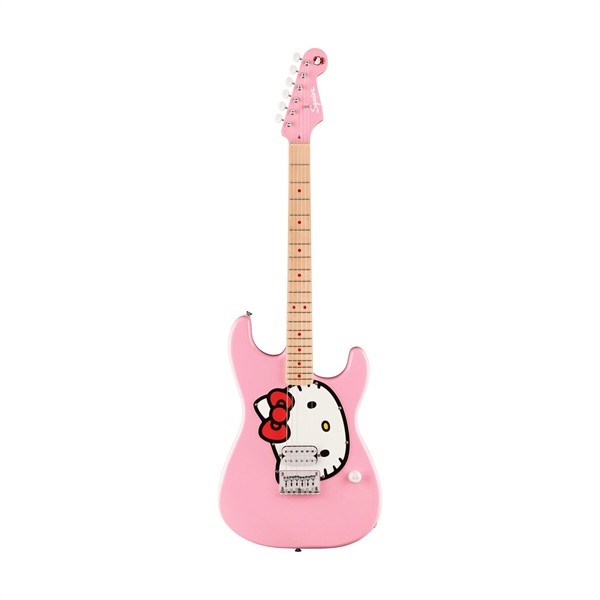 Đàn Guitar Điện Squier by Fender Hello Kitty Limited Edition Stratocaster Humbucker, Pink
