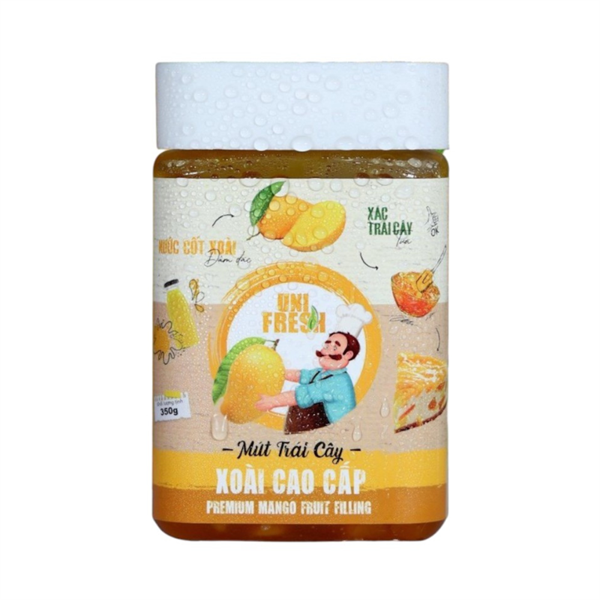 Unifresh Mứt Trái Cây Xoài 350G