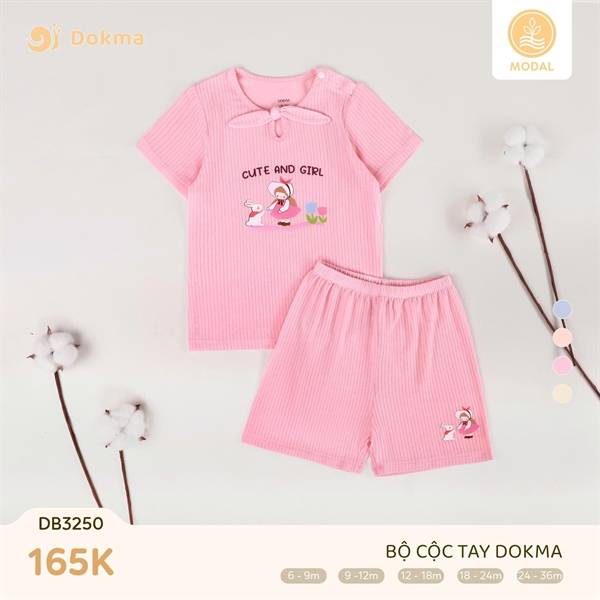 DB3250 - 9M/3Y Bộ cổ tròn cộc tay