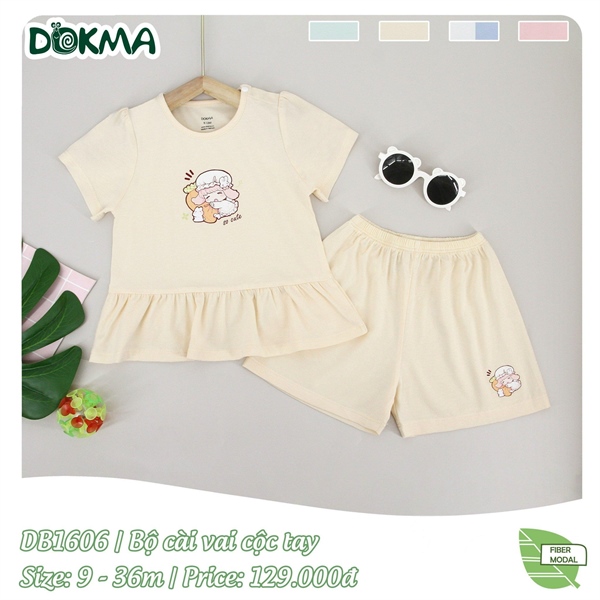 DB1606 - 9M/3Y Bộ cài vai cộc tay