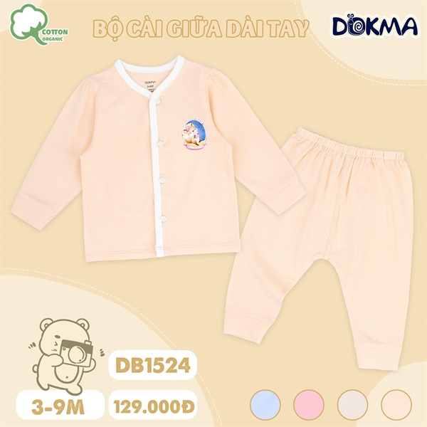 DB1524 - 3M/9M Bộ ss dài cài giữa