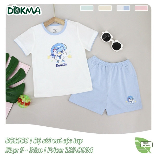 DB1606 - 9M/3Y Bộ cài vai cộc tay