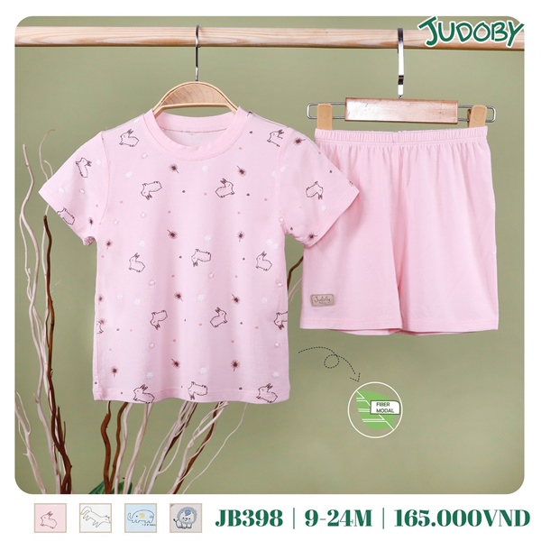 JB398 - 9M/24M Bộ cổ tròn cộc tay