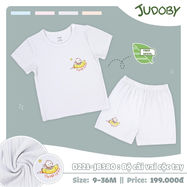 JB380 - 9M/3Y Bộ cài vai cộc tay