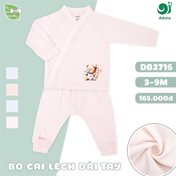 DB2716 - 3M/9M Bộ cài lệch dài tay