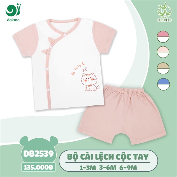 DB2539 - 3M/9M Bộ cài lệch cộc tay