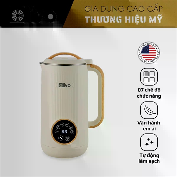 Máy Xay Nấu Đa Năng OLIVO CB400 PRO – Nhỏ Gọn Tiện Mang Theo – Đa Chức Năng – Cao Cấp – Chống Trào Tuyệt Đối